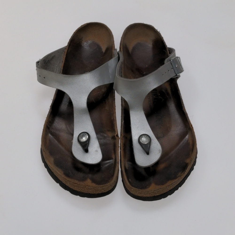 Birkenstock Gray Sandals Size 40